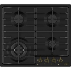 Изображение товара Газовая варочная панель Korting HG 674 CTRN с 4 конфорками и электроподжигом