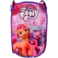 Изображение товара Корзина для игрушек ИГРАЕМ ВМЕСТЕ LB-MLP-2 Мой маленький пони 36х58 см