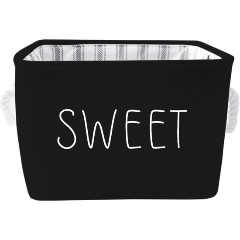 Изображение товара Корзина для хранения Handy Home "Black" 24х24х19 см, черный LIS-46M