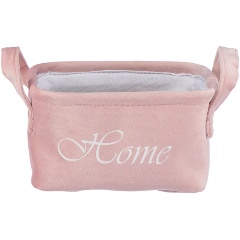 Изображение товара Корзина для хранения Handy Home "Велюр", розовый, LIS-33 S