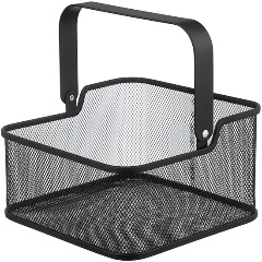 Изображение товара Квадратная корзина для хранения Bergenson Bjorn Ferrant 20,3х20,3х11,5 см черная