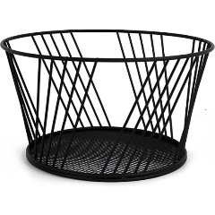 Изображение товара Корзина для фруктов и хлеба Handy Home 22х22х12 см черная матовая