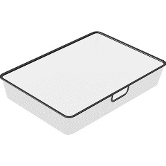 Изображение товара Корзина мелкосетчатая ПРАКТИК Home GBM 60х10 графит