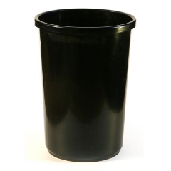 Изображение товара Корзина для мусора 12 л пластик черная (24.5x33.5 см) офисная кухня