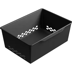 Изображение товара Корзина пластиковая ПРАКТИК Home GBP 60х20 графит