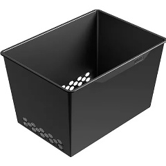 Изображение товара Корзина пластиковая ПРАКТИК Home GBP 60х30 графит