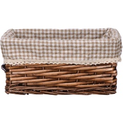 Изображение товара Корзина Natural House "Плетенка" стеллажная, 28х19х13 см, коричневая (EW-91LM-S)