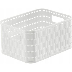 Изображение товара Корзинка Rotho COUNTRY 2л, 18,3*13,7*9,8 см, белый (1166701100)