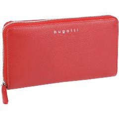 Изображение товара Кошелек женский BUGATTI Linda на молнии, красный