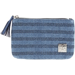 Изображение товара Косметичка DEWAL BEAUTY Рогожка, синяя