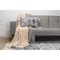 Изображение товара Ковер Tkano Jaipur Ethnic 160х230 синий из натурального хлопка