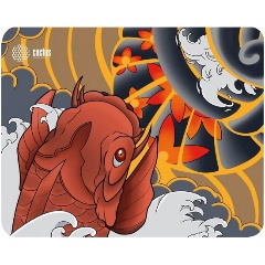 Изображение товара Коврик для мыши CACTUS Fish 400x300x3мм стильный многоцветный