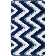 Изображение товара Коврик для ванной Fixsen River FX-5004M темно-синий