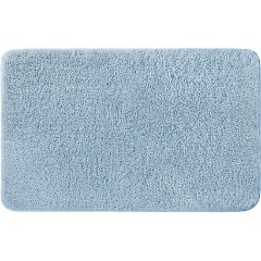 Изображение товара Коврик для ванной комнаты 50x80 Микрофибра синий противоскользящий