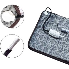 Изображение товара Коврик-лежанка Zoowell petPB0006 с подогревом для кошек и собак 45*45 см, Розы