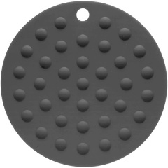 Изображение товара Коврик под горячее силиконовый, круглый, 17.5 х 0.2 см, GRAPHITE, PERFECTO LINEA (23-006117)