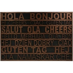 Изображение товара Коврик придверный Blabar "Greeting" 45х75см, медный BLABAR/10