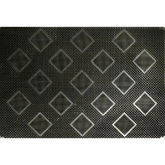 Изображение товара Коврик придверный Blabar "Ромбы" 40х60см, черный BLABAR/20