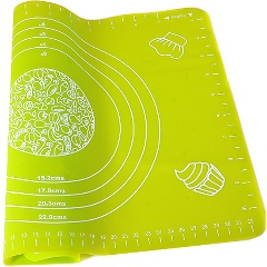 Изображение товара Силиконовый коврик Mayer&Boch 38х28 см для выпечки и раскатки теста зелёный