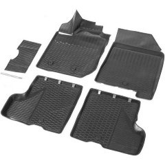 Изображение товара Коврики салона Rival для Lada Xray хэтчбек (2015-н.в.)/Xray Cross (2018-н.в.) (с вещевым ящиком), полиуретан, 5 шт. (16007001)