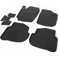 Изображение товара Коврики салона Rival для Volkswagen Polo V седан (2010-н.в.), полиуретан, 5 шт. (15804003)
