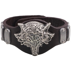 Изображение товара Кожаный браслет АМУЛЕТИКА BS266 Волк, 230х43 мм