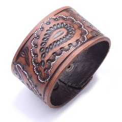 Изображение товара Кожаный браслет АМУЛЕТИКА BS388 220х40 мм