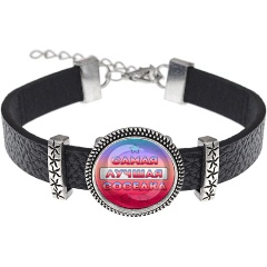 Изображение товара Кожаный браслет АМУЛЕТИКА BSK2-0465 регулируемый стильный аксессуар