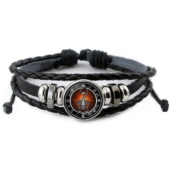 Изображение товара Кожаный браслет АМУЛЕТИКА BSK-0211 Скорпион регулируемый