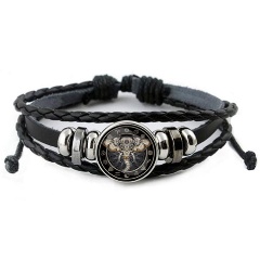 Изображение товара Кожаный браслет АМУЛЕТИКА BSK-0246 с изображением слона