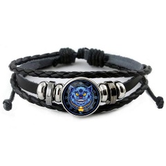 Изображение товара Кожаный браслет АМУЛЕТИКА BSK-0295 с изображением кота