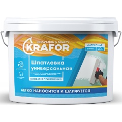 Изображение товара Шпатлевка латексная Krafor, 16 кг