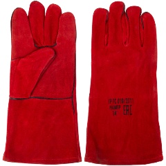 Изображение товара Краги спилковые удлиненные на подкладке MOS 12455М