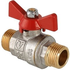 Изображение товара Кран шаровой VALTEC BASE (VT.219.N.04) НН 1/2" рукоятка бабочка