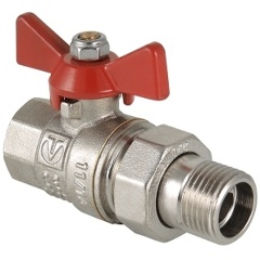 Изображение товара Кран шаровой VALTEC BASE (VT.227.N.06) ВН 1" с полусгоном