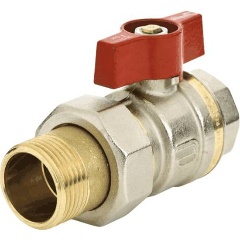 Изображение товара Кран шаровой Danfoss BVR-F Ду 15 Ру40 латунь бабочка ВР