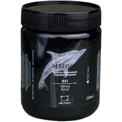 Изображение товара Краска акриловая МАЛЕВИЧЪ Matisso, черный, 300 мл