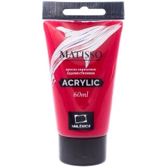 Изображение товара Краска акриловая Малевичъ Matisso, краплак розовый, 60 мл