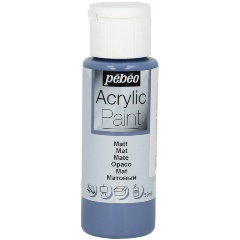 Изображение товара Краска акриловая PEBEO Acrylic Paint для декора матовая, 59 мл, 097828 синий шторм