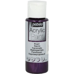 Изображение товара Краска акриловая PEBEO Acrylic Paint для декора перламутровая, 59 мл, 097873 фиолетовый