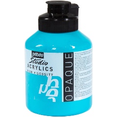 Изображение товара Краска акриловая PEBEO Studio Acrylics 500 мл 171030 бирюзовый
