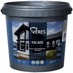 Изображение товара Краска для деревянных фасадов Veres Facade, акриловая, матовая, 0,9 л, слоновая кость
