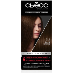 Изображение товара Краска для волос SYOSS, тон 3/8 темный шоколад