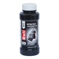 Изображение товара Краска колеровочная Dali, акриловая, 0,25 л, черный графит