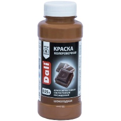 Изображение товара Краска колеровочная Dali акриловая 0,25 л шоколад для интерьера и декора
