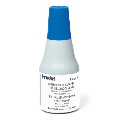 Изображение товара Краска штемпельная TRODAT 7021, синяя, 25 мл, на СПИРТОВОЙ основе, 73479