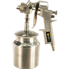 Изображение товара Краскораспылитель пневматический ЭВРИКА, с нижним алюминиевым бачком, 750мл