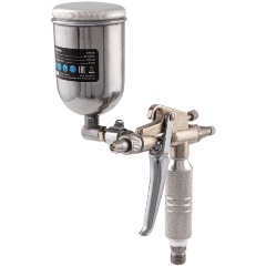 Изображение товара Краскораспылитель пневматический MATRIX 57318 для финишных работ с верхним бачком V 0,1 л, сопло D 0,5 мм