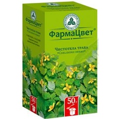 Изображение товара Чистотел трава 50г натуральное лекарственное средство для дерматологических процедур