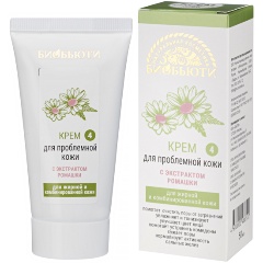 Изображение товара Крем для лица БИОБЬЮТИ ДЛЯ ПРОБЛЕМНОЙ КОЖИ с экстрактом ромашки, 50 мл